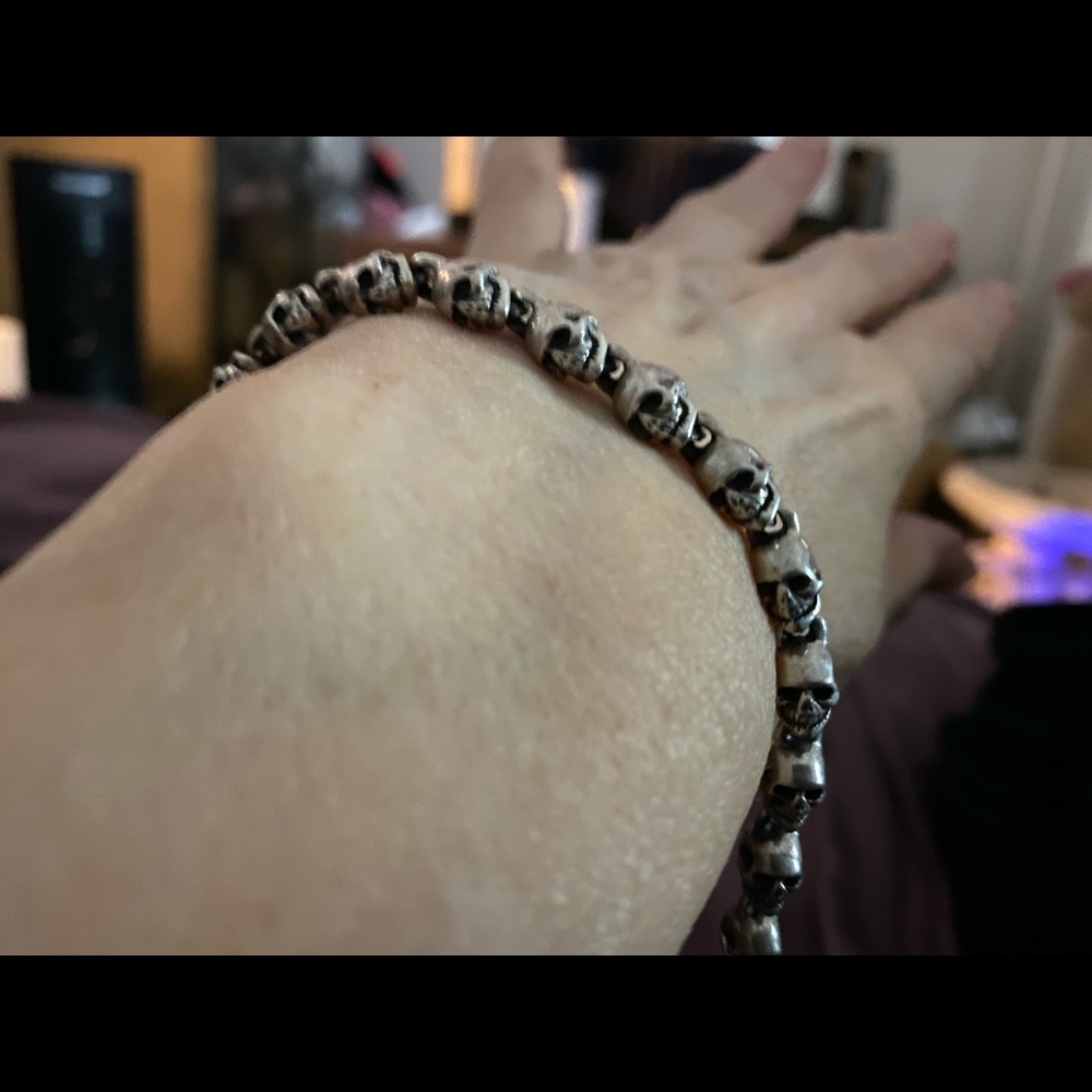 The Great Frog London Best Offer 925 silver  skulls bracelet negotiable